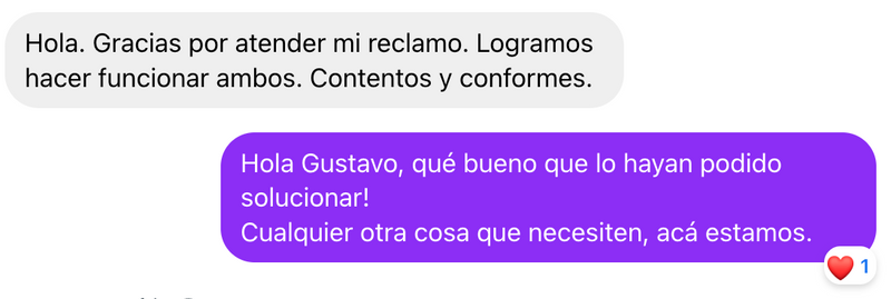 Testimonio de cliente Onira